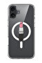 iPhone 16 Magsafe Case Compatible with, Shockproof Phone Bumper Cover - Lipstick
