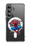 Case for Samsung Galaxy S24 Plus Compatible with MagSafe, Shockproof Bumper Cover Spiderman web