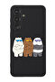 Protective Liquid Silicone Shockproof Case For Samsung Galaxy S24 Plus (Black) - ears dance
