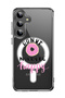 Case for Samsung Galaxy S24 Compatible with MagSafe, Shockproof Bumper Cover dont-worry-be-happy
