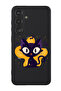 Protective Liquid Silicone Shockproof Case For Samsung Galaxy S24 Plus (Black) Cat Halloween