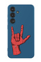Protective Liquid Silicone Shockproof Case For Samsung Galaxy S24 Plus (Blue) - Spiderman h&