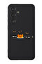 Protective Liquid Silicone Case For Samsung Galaxy S24 Plus (Black) - Cats Pumpkin Halloween2