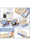 Kawaii Special Colorful Double Layer Canvas Pencil Case Pastel Tone Large Capacity Stationery Bag - 4