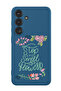 Protective Liquid Silicone Shockproof Case For Samsung Galaxy S24 Plus (Blue) - Stop & Smell Flowers
