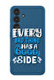 Protective Liquid Silicone Case For Samsung Galaxy S24 Plus (Blue) - EVery bad thing has a good side