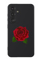 Protective Liquid Silicone Shockproof Case For Samsung Galaxy S24 Plus (Black) - Rose 1