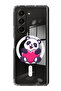 Case for Samsung Galaxy Z Fold 5 Compatible with MagSafe, Shockproof Phone Bumper Cover heart p&a