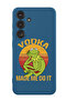 Protective Liquid Silicone Shockproof Case For Samsung Galaxy S24 Plus (Blue) - Vodka made me do it