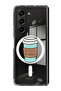 Case for Samsung Galaxy Z Fold 5 Compatible with MagSafe, Shockproof Bumper Case No Coffee No work