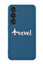 Protective Liquid Silicone Shockproof Case For Samsung Galaxy S24 Plus (Blue) - Travel