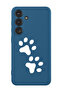 Protective Liquid Silicone Shockproof Case For Samsung Galaxy S24 Plus (Blue) - Paw