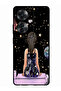 Protective Case Anti Scratch Shock Proof Bumper Cover For Oppo Reno 11F Girl Watching Star