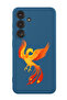 Protective Liquid Silicone Shockproof Case For Samsung Galaxy S24 Plus (Blue) - Phoeniox bird