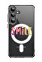 Case for Samsung Galaxy S24 6.2-inch Compatible with MagSafe, Shockproof Phone Bumper Cover Smile