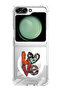 Case for Samsung Galaxy Z Flip 5 Compatible with MagSafe, Shockproof Phone Bumper Cover Love 2