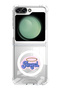 Case for Samsung Galaxy Z Flip 5 Compatible with MagSafe, Shockproof Phone Bumper Cover Angel
