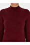 Vişne Slim Fit Half Fisherman Basic Sweater 50310887-Vr223 - 6