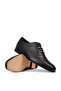 Men's Black Genuine Leather Leather Shoes - 3