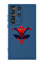 Protective Liquid Silicone Shockproof Case For Samsung Galaxy S24 Ultra (Blue) - Spiderman 1