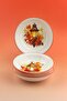 Oranj Candles 4 Pieces Porcelain Snack Bowl - 2