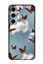 Protective Case Anti Scratch Shock Proof Bumper Cover For Samsung Galaxy S24 Plus Butterfies