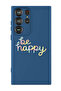 Protective Liquid Silicone Shockproof Case For Samsung Galaxy S24 Ultra (Blue) - Be Happy