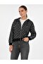 Black Comfort Fit Zippered Sweatshirt 50309116-Vr046
