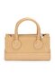 930397 Women's Handbag with Adjustable Lock Detail Yellow - 2