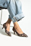 Clara Women's Dark Brown Pointed Toe Thin Heeled Classic Shoes - 3