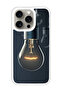 Protective Case Cover For APPLE IPHONE 15 Pro Max Light Bulb (White Bumper)