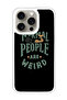 Protective Case Cover For APPLE IPHONE 15 Pro Max Normal people (White Bumper)