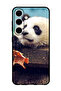 Protective Case Anti Scratch Shock Proof Bumper Cover For Samsung Galaxy S24 Plus Real Panda