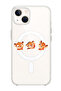 Case for iPhone 14 Plus 6.7-inch Compatible with MagSafe, Shockproof Phone Bumper Cover Cute tiger