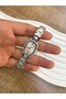 Roman Numeral Women's Wristwatch with Zircon Stone Detail - 4