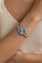 Roman Numeral Women's Wristwatch with Zircon Stone Detail - 3