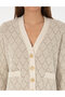 Ecru Regular Fit Knitwear Cardigan 50310988-Vr019 - 6