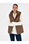 Beige Regular Fit Vest 50313957-Vr011 - 3