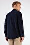 Men's Regular Fit Long Sleeve Night Navy Blue Shirt - 3