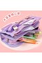 Sanrio Cinnamoroll Kawaii Blue Pencil Case – High Capacity Multi-Eye Pen Holder - 4