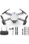 E88 Foldable Drone with 8K HD Dual Camera, Obstacle Avoidance, Altitude Hold, and Compact Design