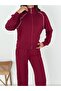 Piped Detail Wide-Leg Modal Fabric Tracksuit Set - 7