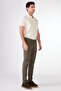 Men's Slim Fit Khaki Trousers - 3