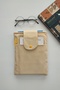 Gingham Pocket Book Case Fiber Filled Book Lover Gift