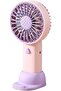 Portable and compact fan, gentle and even air output, handheld upright, sunflower shape