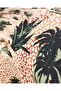 Cotton Viscose in Cream Crimson Green Colours (Width 150 cm X Length 190 cm) - 3