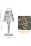 Acrylic Diamond Table Lamp White - 4