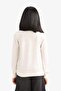 New Season Girl's Crew Neck Buttoned Cardigan - 5