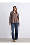 Striped Oversize Women's Shirt - 2