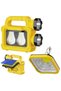 Pm-26930 Solar Panel 6 Light Modes Powerbank Featured 2400Mah Type C Input 5V Led Camping